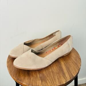 Toms Julie Desert Taupe Flats Women’s Size 9